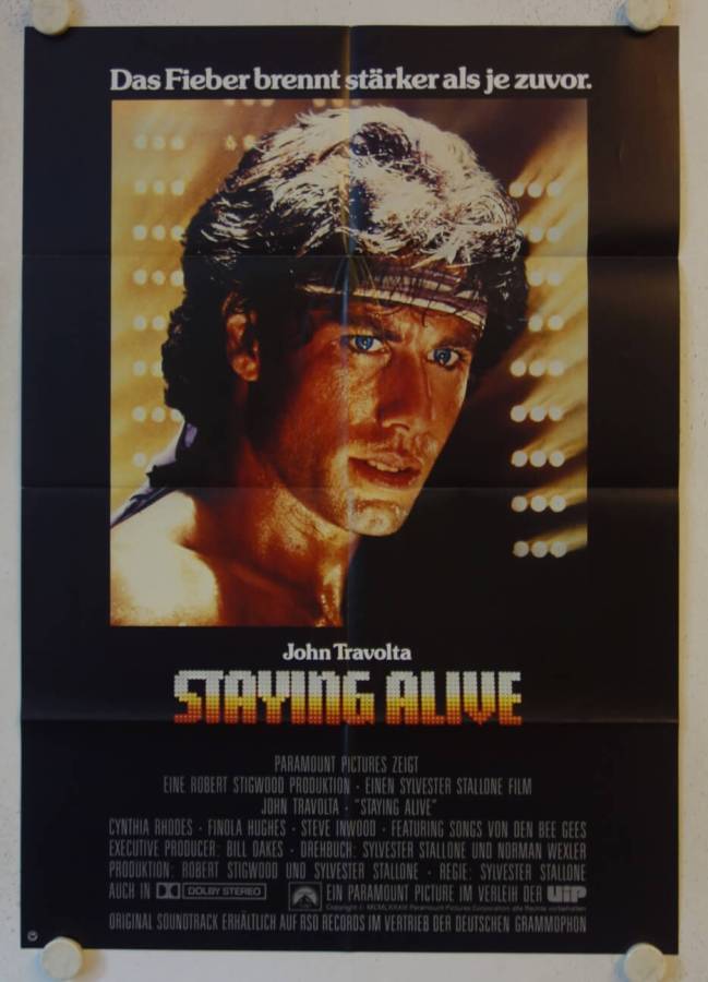Staying Alive originales deutsches Filmplakat